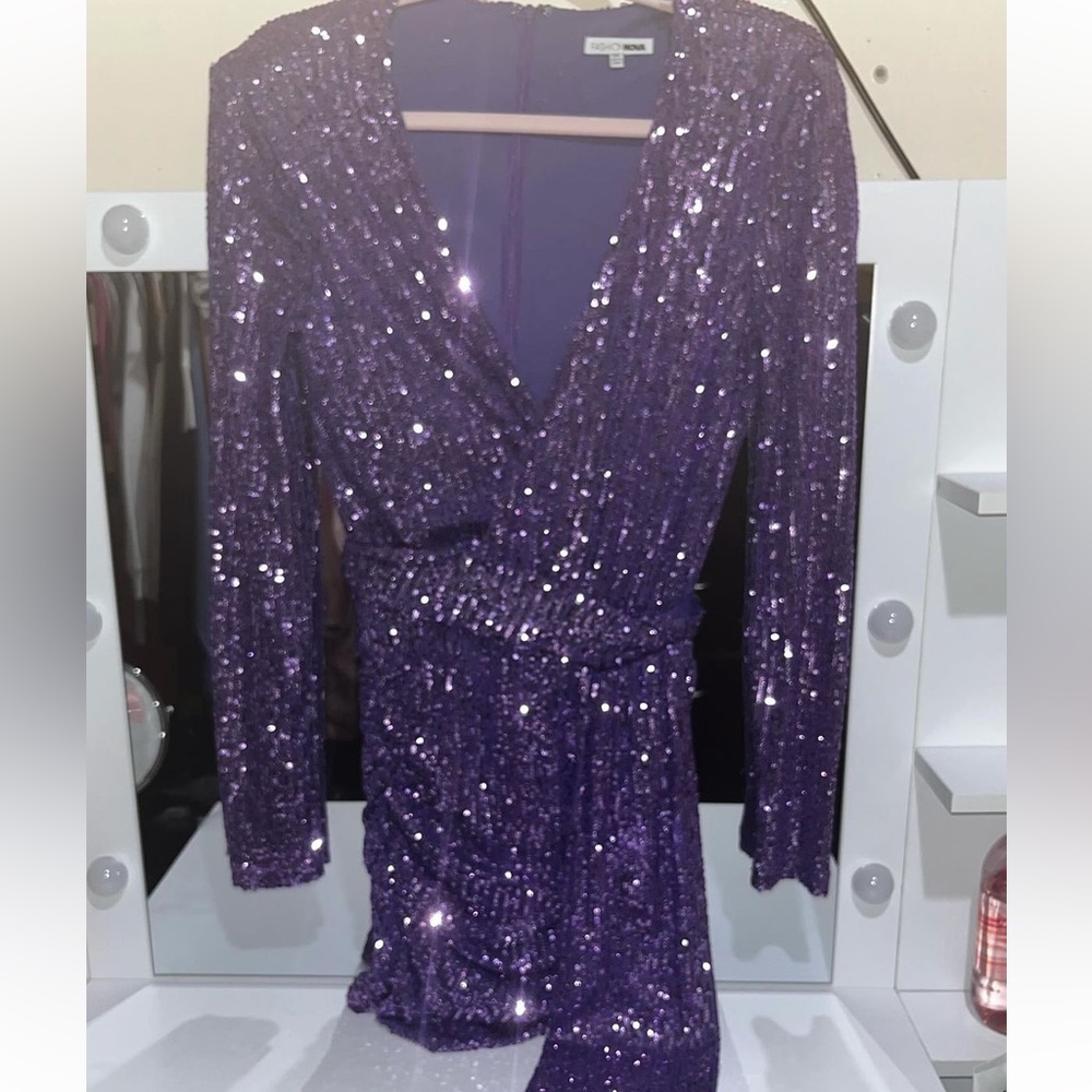 FASHIONNOVA purple dress